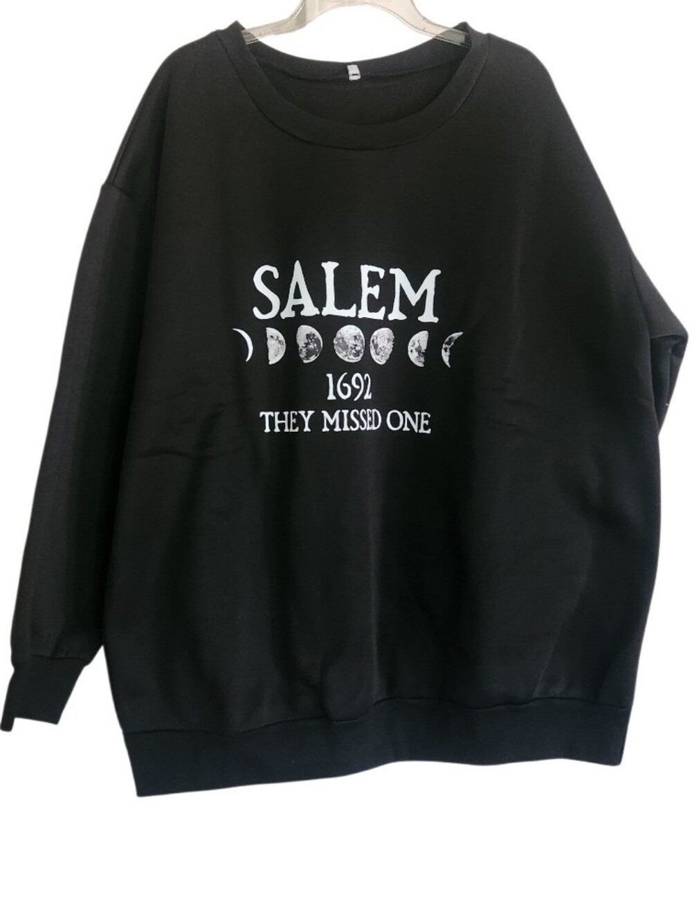 Salem Graphic Crewneck Sweater - Black Sz Xxl Nwt